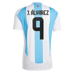 Argentina Julian Alvarez #9 Replika Hjemmebanetrøje Copa America 2024 Kortærmet